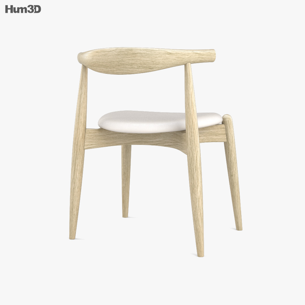 Carl Hansen and Son CH20 Elbow Chair 3D model - Download Chair on