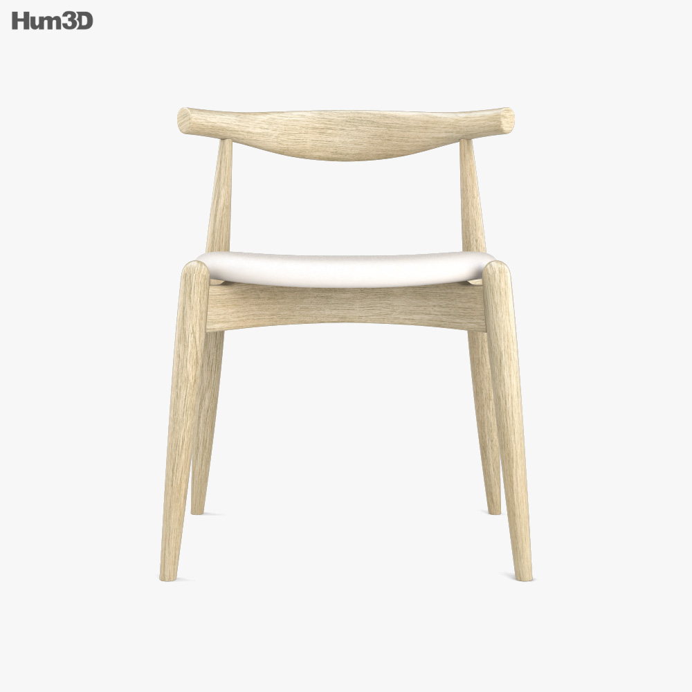Carl Hansen and Son CH20 Elbow Chair 3D model - Download Chair on