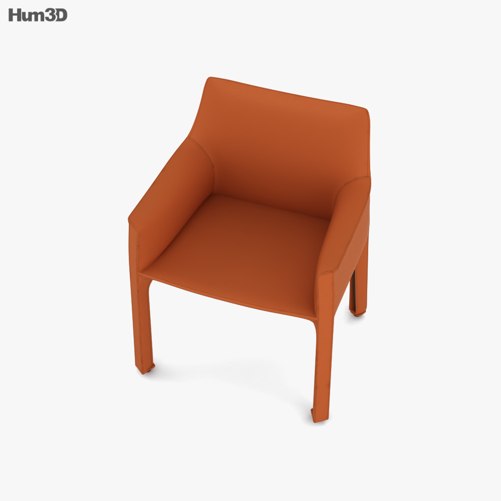 Cassina Cab 413 Chair 3D model - Download Chair on 3DModels.org