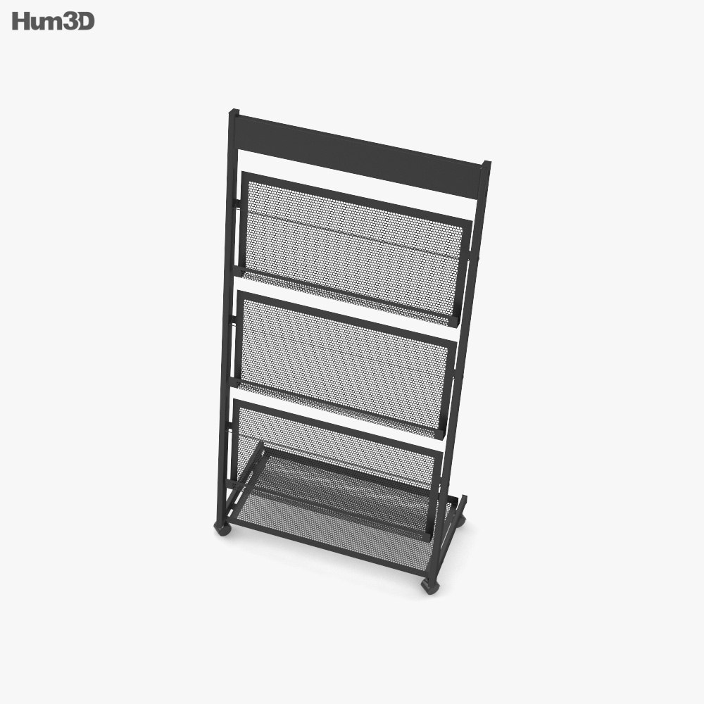 マガジンラック メッシュ LIFE FURNITURE IRON DISPLAY MAGAZINE RACK