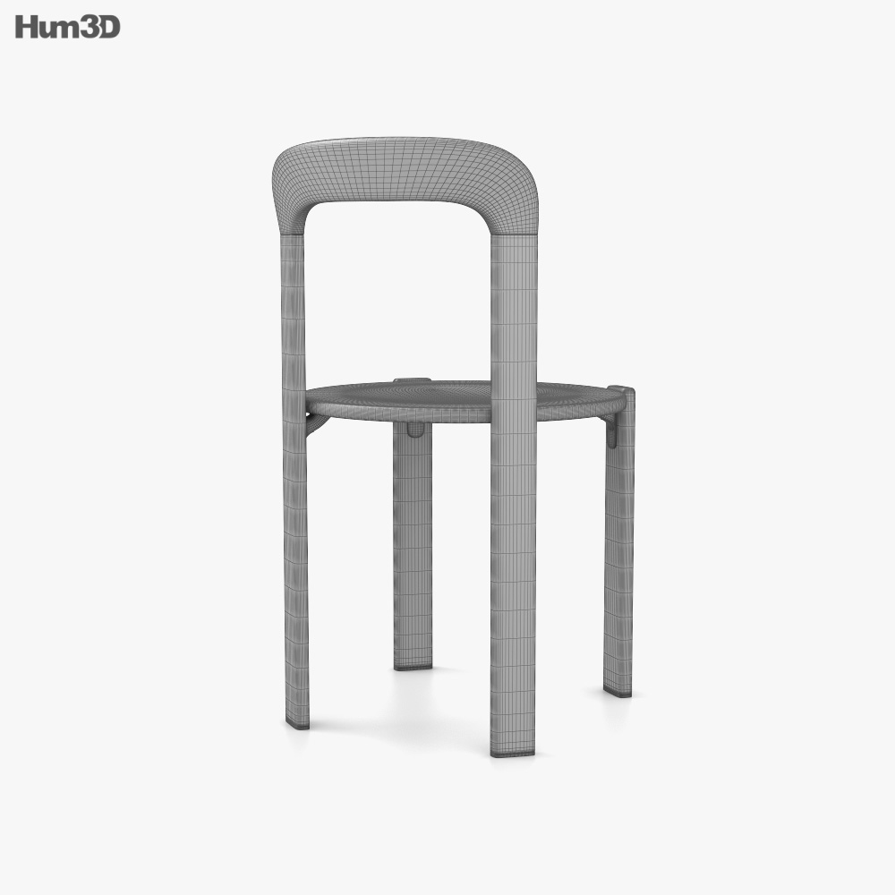 ミントグリーンのヘイ レイ チェア 3Dモデル - ダウンロード 椅子 オン