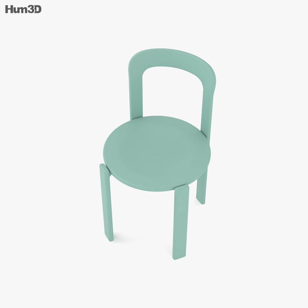 HAY ヘイ REY CHAIR レイ チェア / ソフトミント ミントグリーンのヘイ レイ チェア 3Dモデル - ダウンロード 椅子 オン