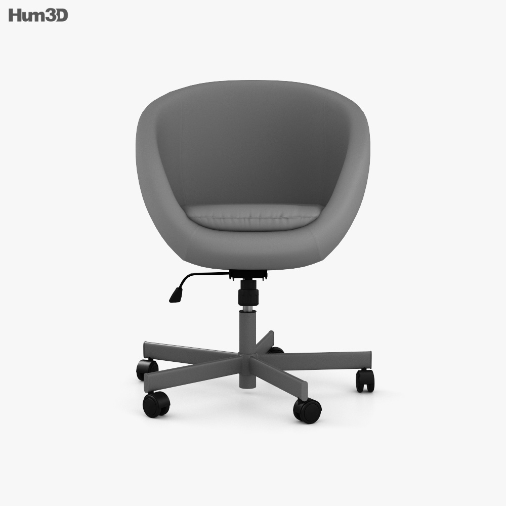 IKEA SKRUVSTA 五点支持台付き回転チェア 3Dモデル - ダウンロード