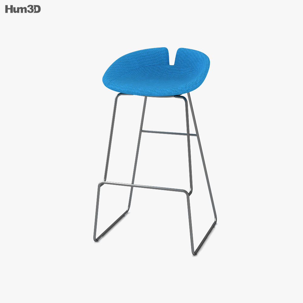 現行モデル☆Moroso／モローゾ／フィヨルド／カウンタースツール／バースツール モロソ フィヨルド ブルー バースツール 3Dモデル - ダウンロード 椅子