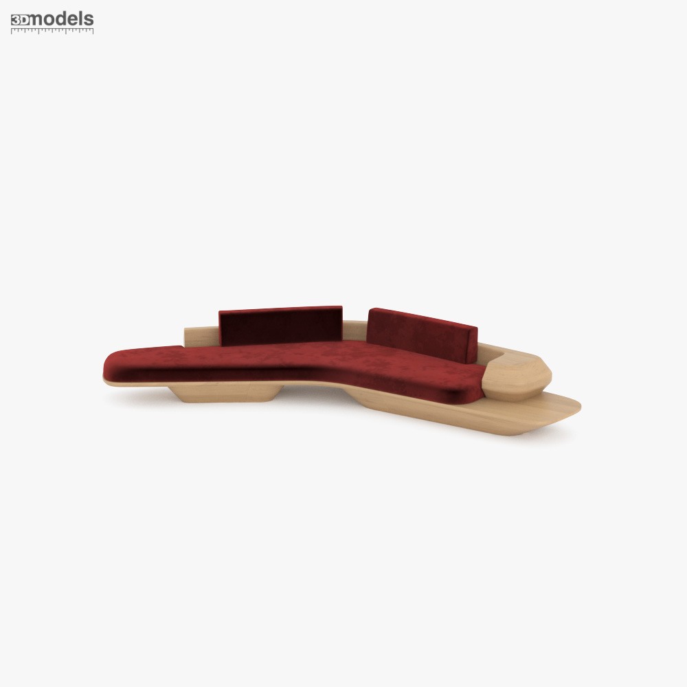 Pendhapa Asthila Sofa 3D model - Download Sofa on 3DModels.org