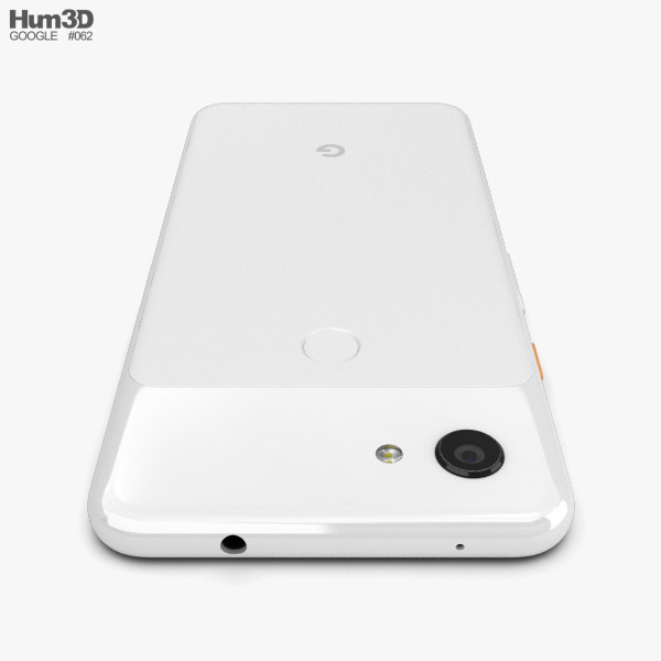 Google Pixel 3a XL Clearly White 3D model - Download Phones on
