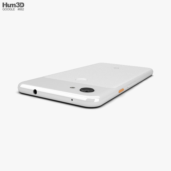 Google Pixel 3a XL Clearly White 3D model - Download Phones on