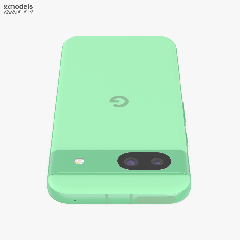 Google Pixel 8a グリーンアロエ 3Dモデル - ダウンロード 携帯電話