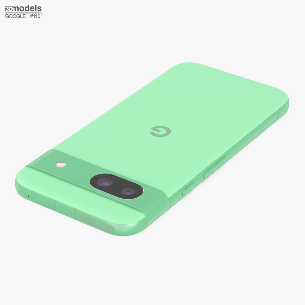 Google Pixel 8a グリーンアロエ 3Dモデル - ダウンロード 携帯電話