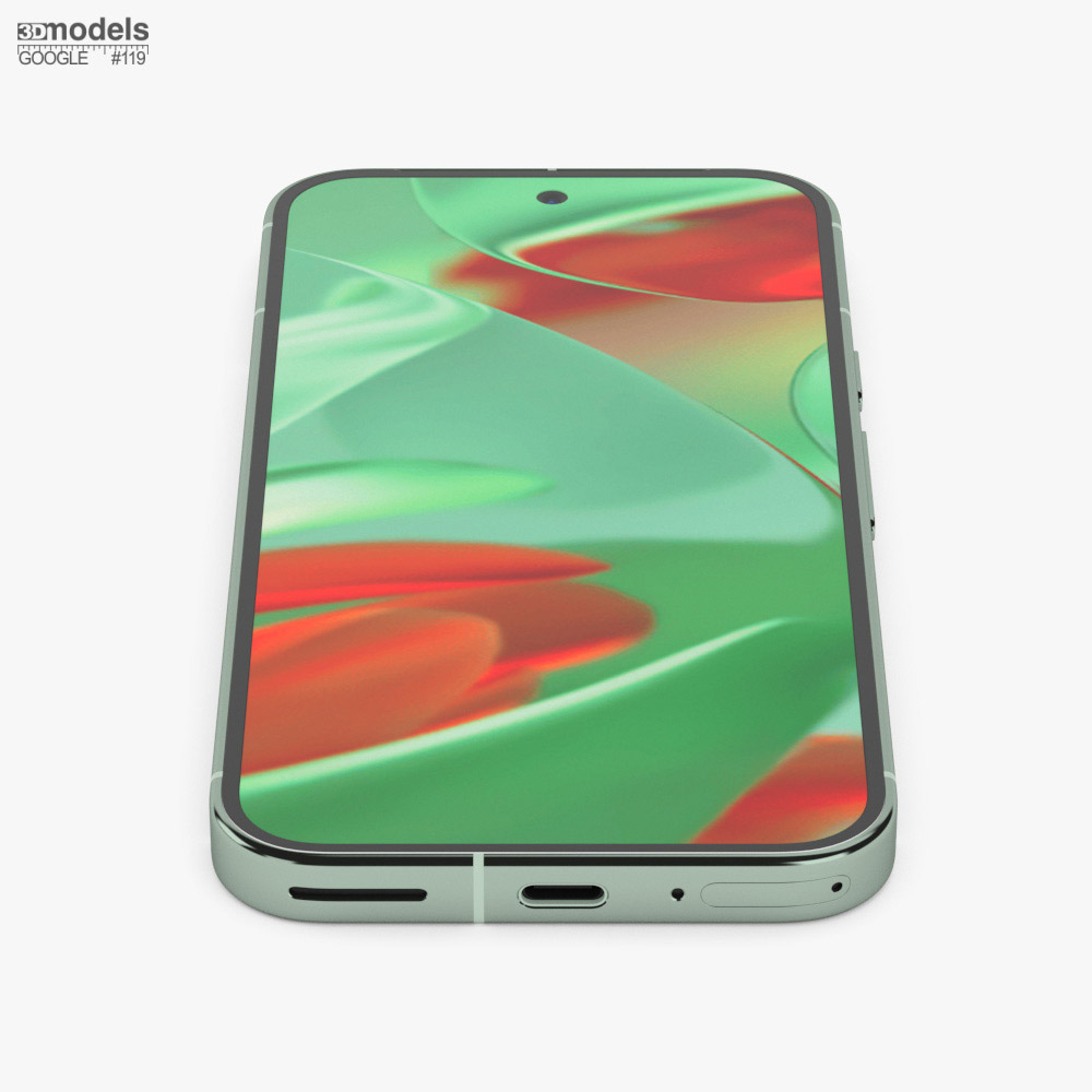 Google Pixel 9 ウィンターグリーン 3Dモデル - ダウンロード 携帯電話