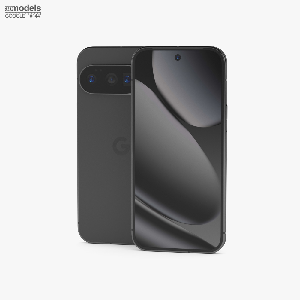 Google Pixel 10 Pro オブシディアン 3Dモデル - ダウンロード 携帯