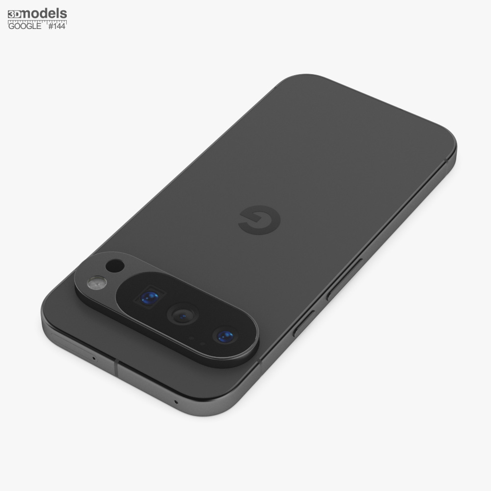 Google Pixel 10 Pro オブシディアン 3Dモデル - ダウンロード 携帯