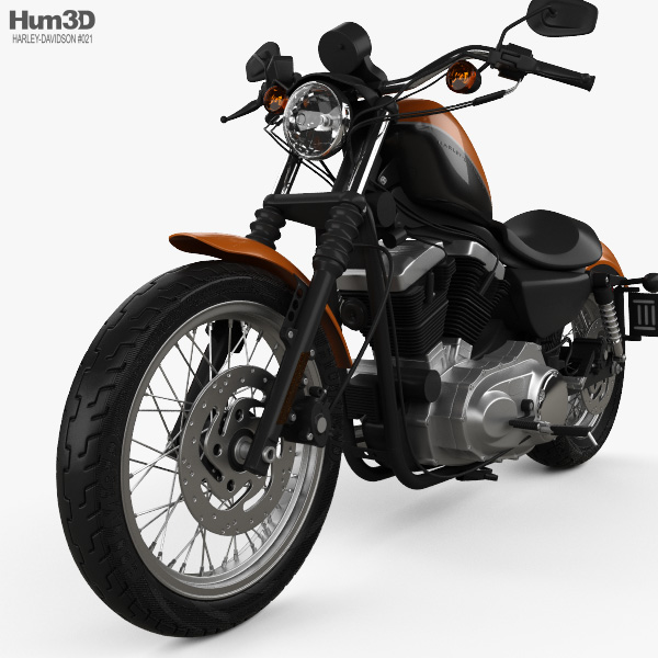 ハーレーダビッドソン スポーツスター XL 1200 N ナイトスター 1986 3D