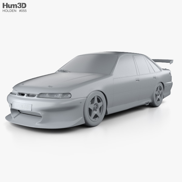 Holden Commodore Race Car 1995 3D model - Download Sedan on 3DModels.org