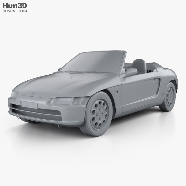ホンダ ビート PP1 1995 3Dモデル - ダウンロード 1990-1999 オン