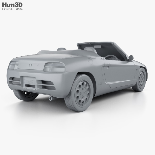 ホンダ ビート PP1 1995 3Dモデル - ダウンロード 1990-1999 オン