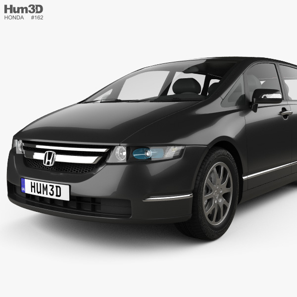 Honda Odyssey (RB1) (JP) 2008 3D model - Download Van on 3DModels.org