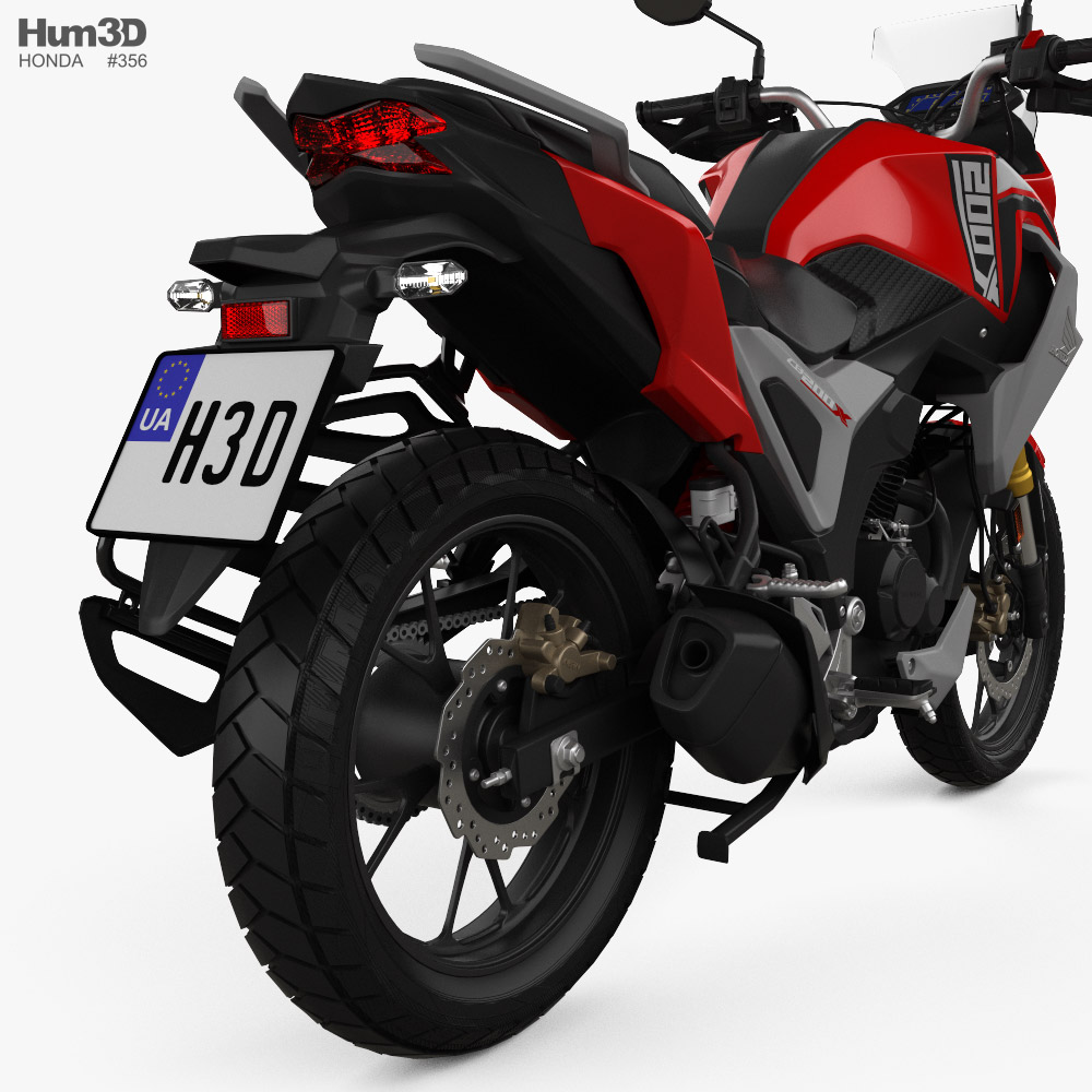ホンダ CB200X 2025 3Dモデル - ダウンロード モーターサイクル オン ホンダ CB200X 2025 3Dモデル - ダウンロード モーターサイクル オン