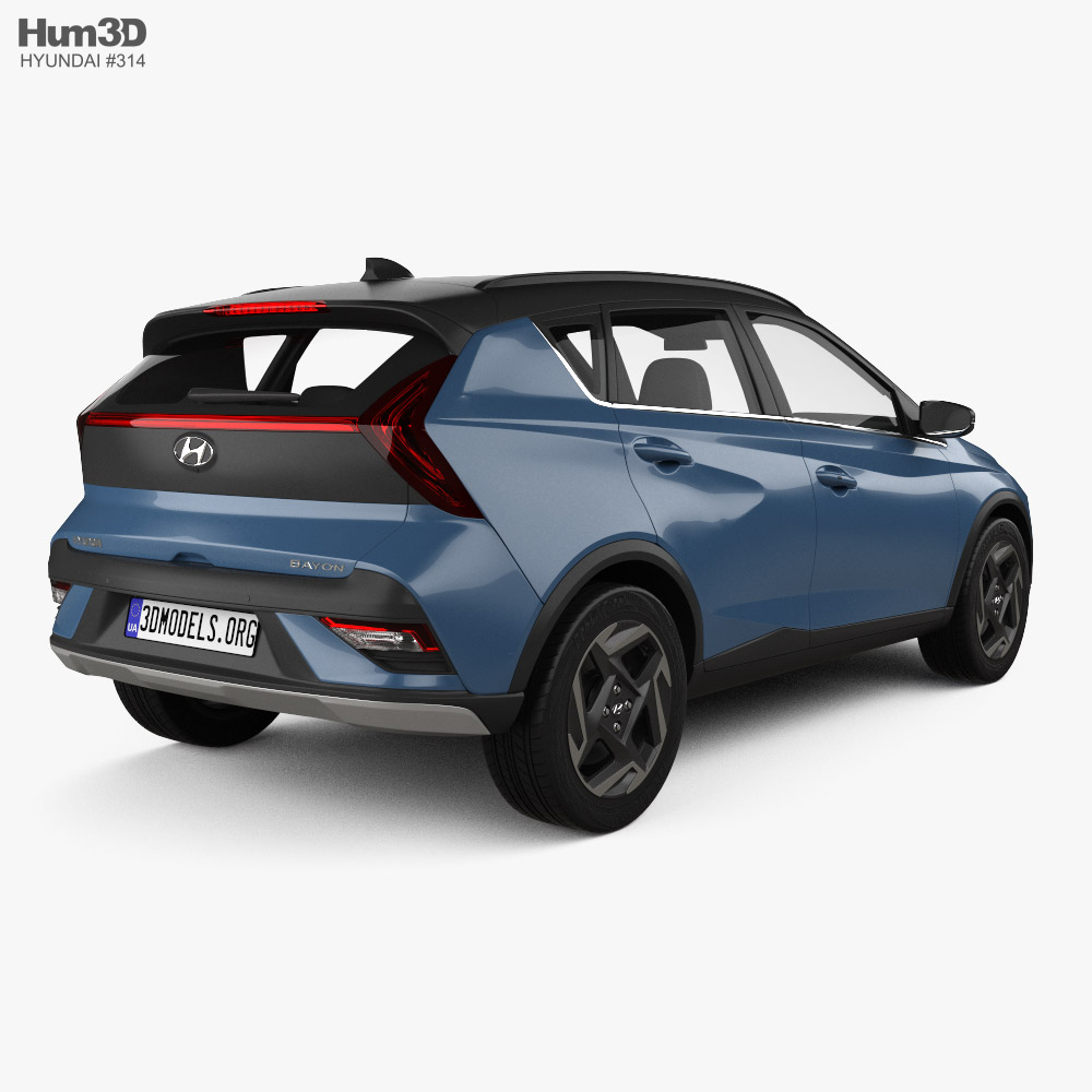 Hyundai Bayon 2025 3D model - Download Crossover SUV on 3DModels.org