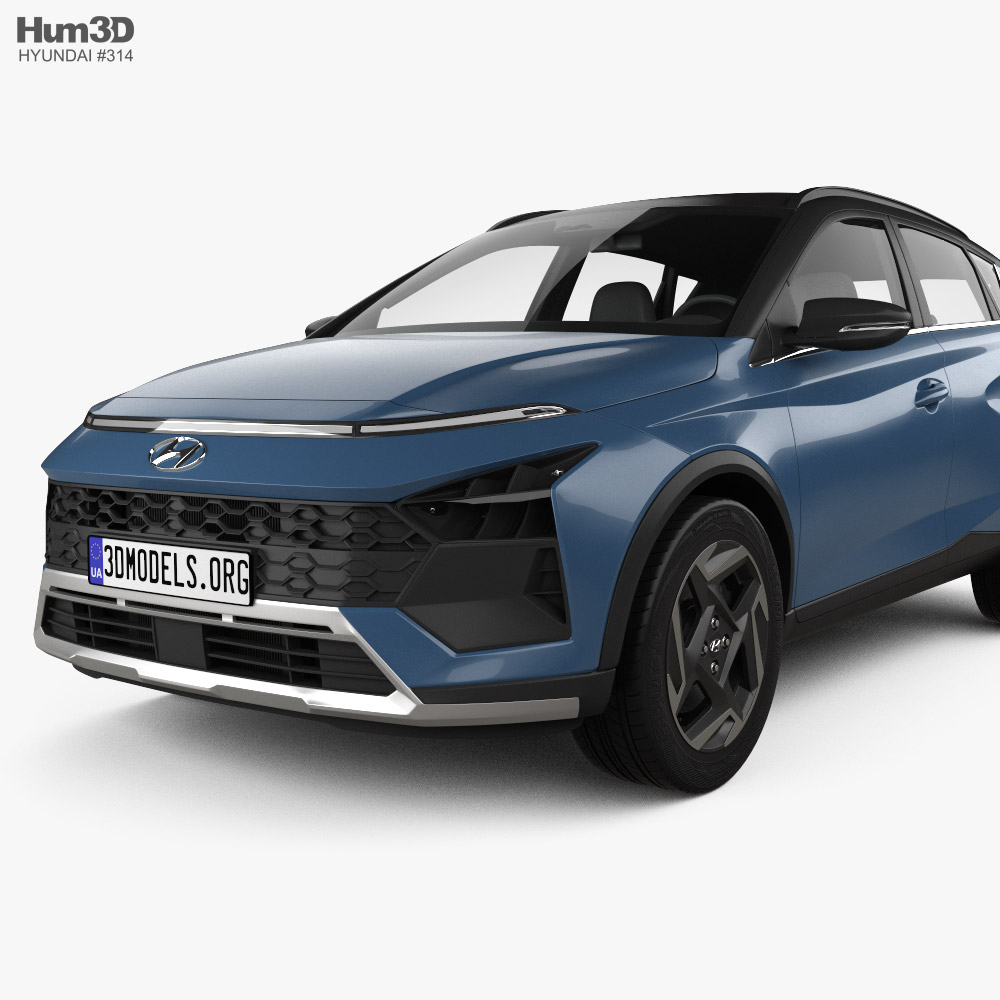 Hyundai Bayon 2025 3D model - Download Crossover SUV on 3DModels.org