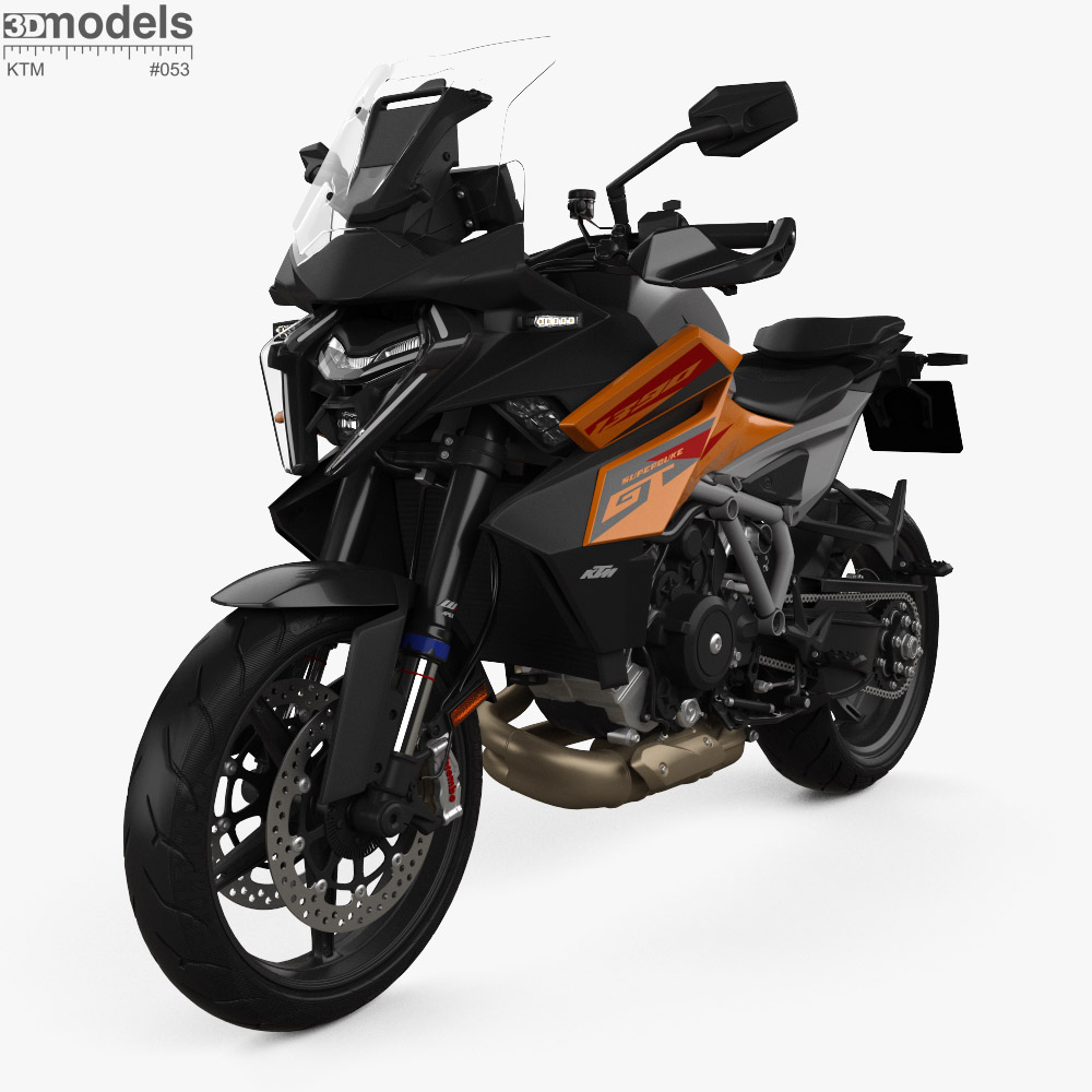 KTM 1390 スーパーデューク GT 2025 3Dモデル - ダウンロード モーター