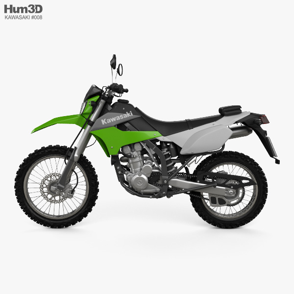 カワサキ KLX250 2014 3Dモデル - ダウンロード モーターサイクル オン