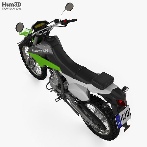 Kawasaki KLX250 2014 Modelo 3D - Baixar Motocicletas no 3DModels.org Kawasaki KLX250 2014 Modelo 3D - Baixar Motocicletas no 3DModels.org