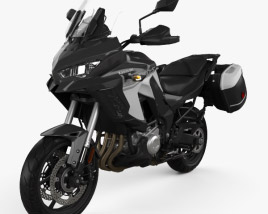 360度查看川崎ZX-6R 2009 3D模型- 3DModels商店