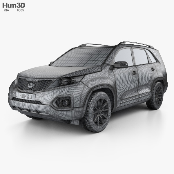 3D MAXpider ELEGANT Black R1 R2 | 16-20 Kia Sorento 5-Seat (L1KA03604709)