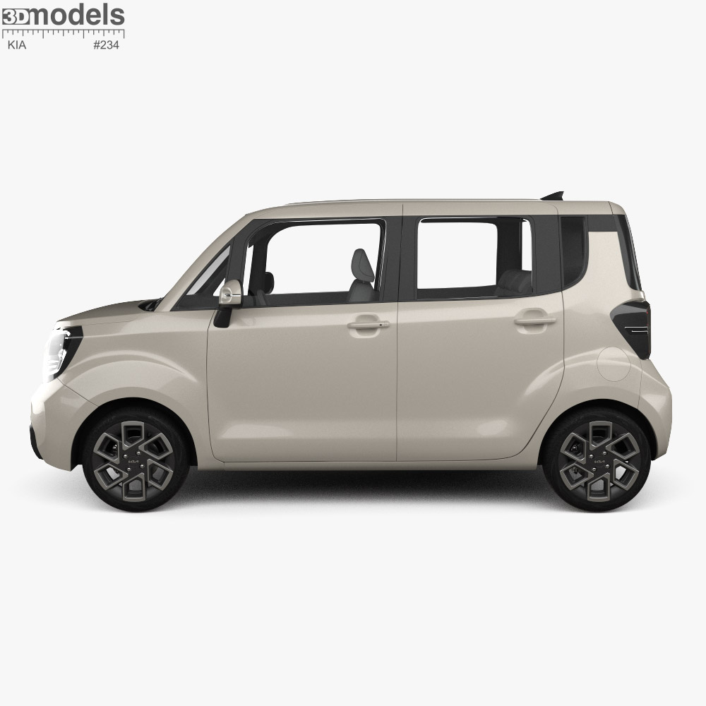 Kia Ray 2026 3D-Modell - Herunterladen Hatchback …