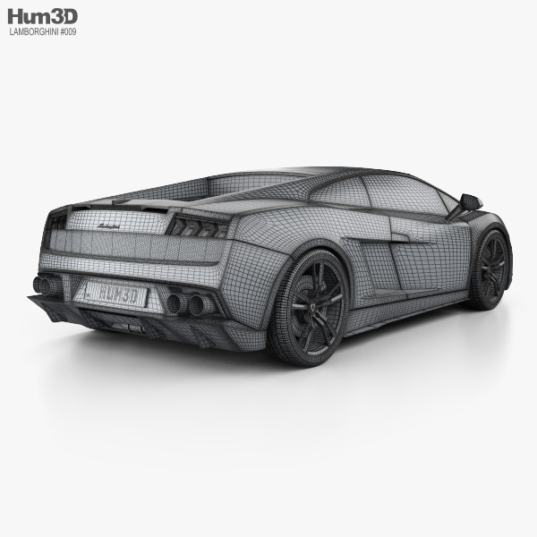 ランボルギーニ ガヤルド LP 560-4 2014 3Dモデル - ダウンロード