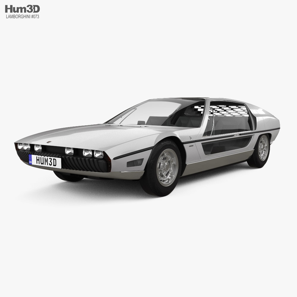 Lamborghini Marzal 1970 Modelo 3D - Baixar Sports car no 3DModels.org