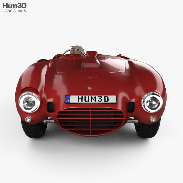 ランチア D24 ピニンファリーナ スパイダー スポーツ 1953 3Dモデル