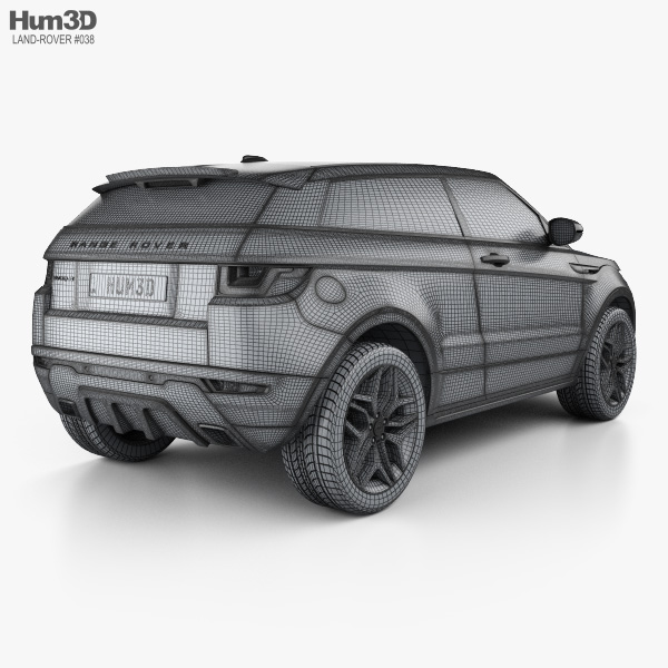 3D MAXpider KAGU Black R2 | 22-24 Land Rover Range Rover Evoque (L1LR02721509)