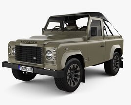 Land Rover Defender Classic Works V8 2025 3D modeli - İndir Pickup