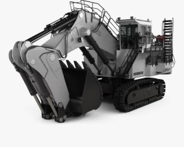 Liebherr R9400 油圧ショベル 2018 設計図 - 3DModels.org