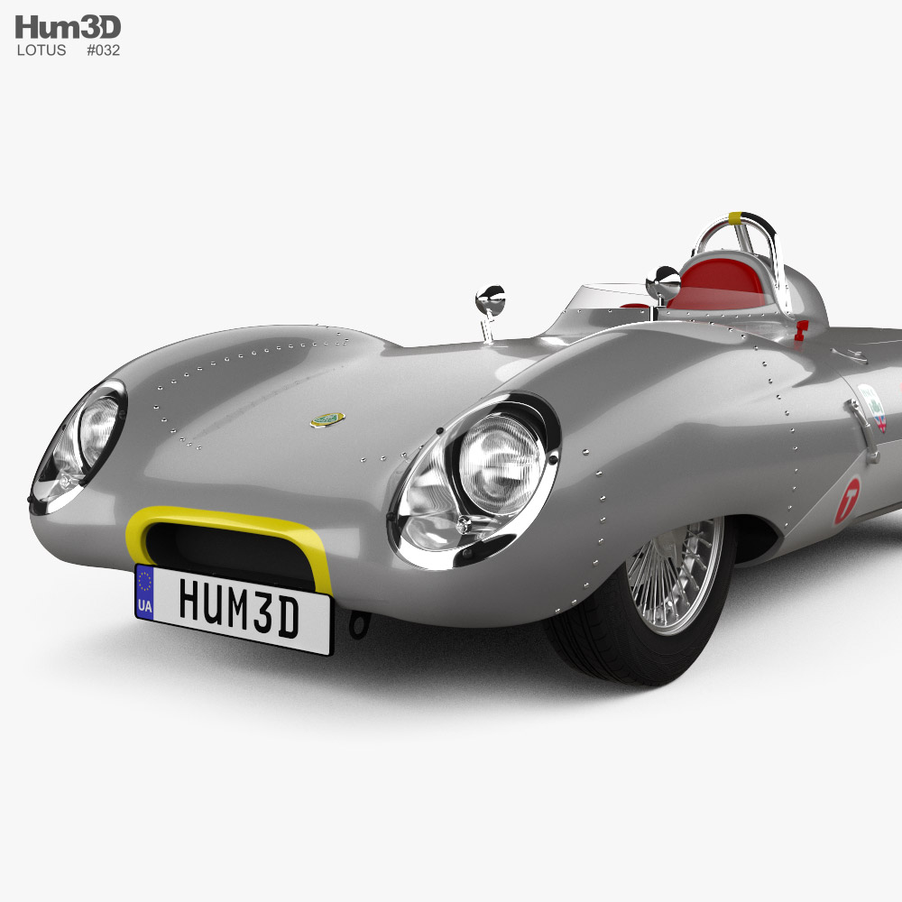 ロータス イレブン 1959 3Dモデル - ダウンロード Sports car オン