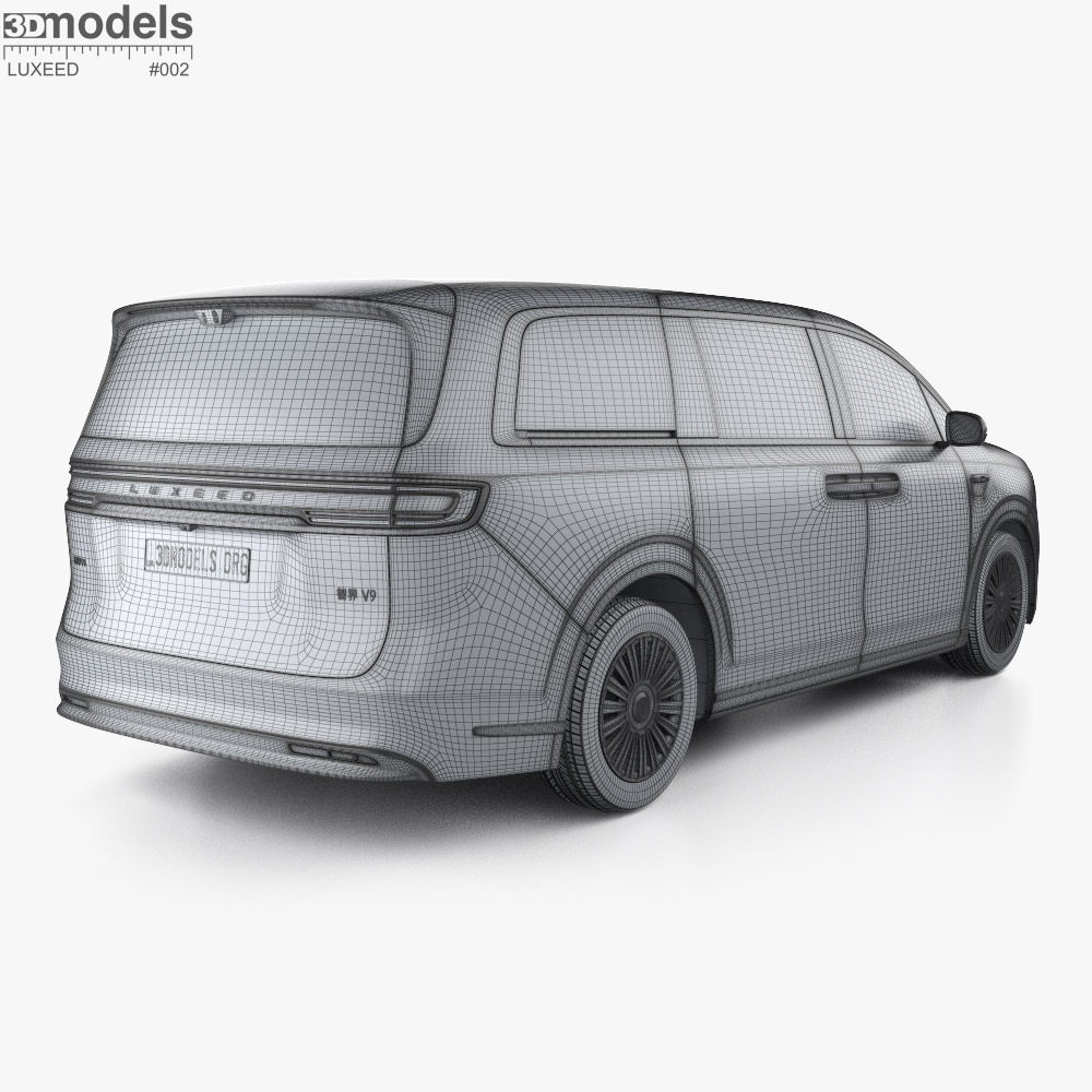 Luxeed V9 2026 3D model - Download Van on 3DModels.org
