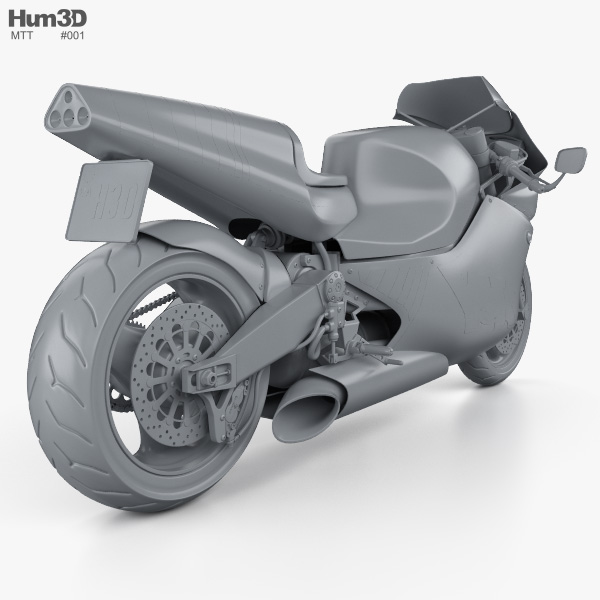 MTT Y2K 2000 3D model Download Motorcycle on — free download