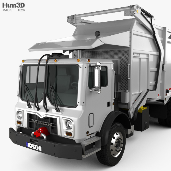 麦克 TerraPro MRU613 垃圾收集车 大力神 2025 3D模型 - 下载 货车 on 3DModels.org