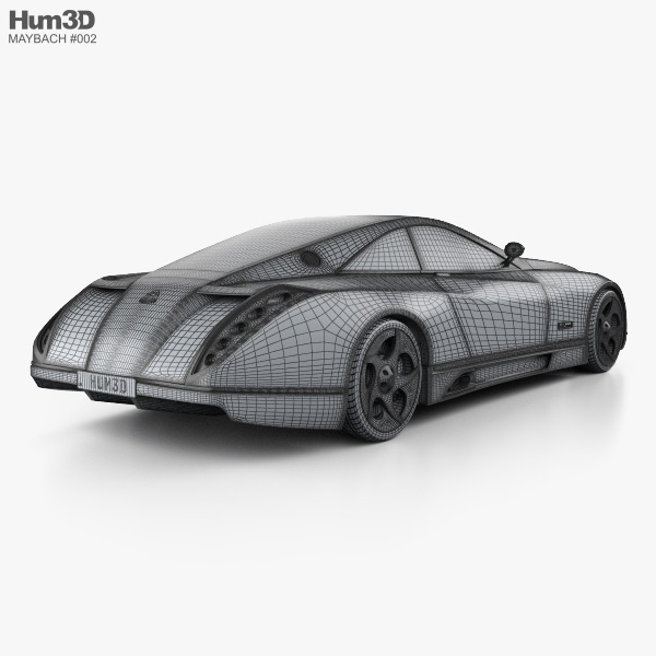 マイバッハ エクセレロ 2005 3Dモデル - ダウンロード Sports car オン