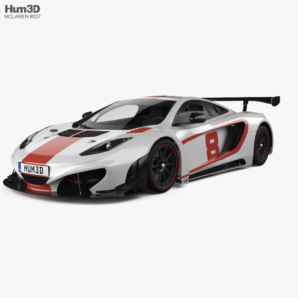 McLaren MP4-12C GT3 2014 Modelo 3D - Baixar Sports car no 3DModels.org