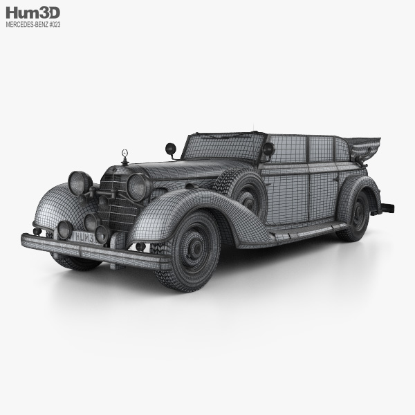 メルセデス・ベンツ 770K 1936 3Dモデル - ダウンロード 1930-1939