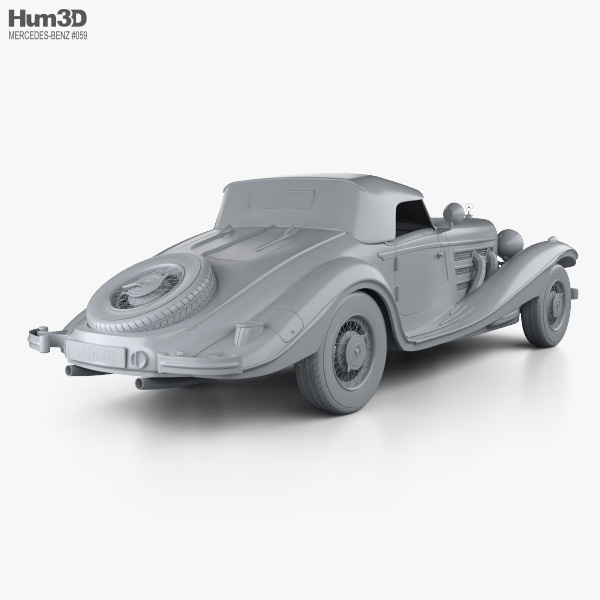 1930年代 Mercedes Benz 500K 1/64モデル 1930年代 Mercedes Benz 500K