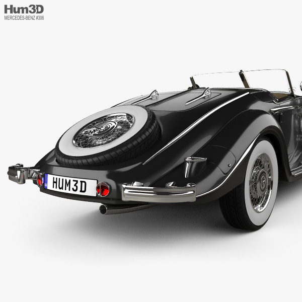 メルセデス・ベンツ 540K 1936 3Dモデル - ダウンロード Sports car
