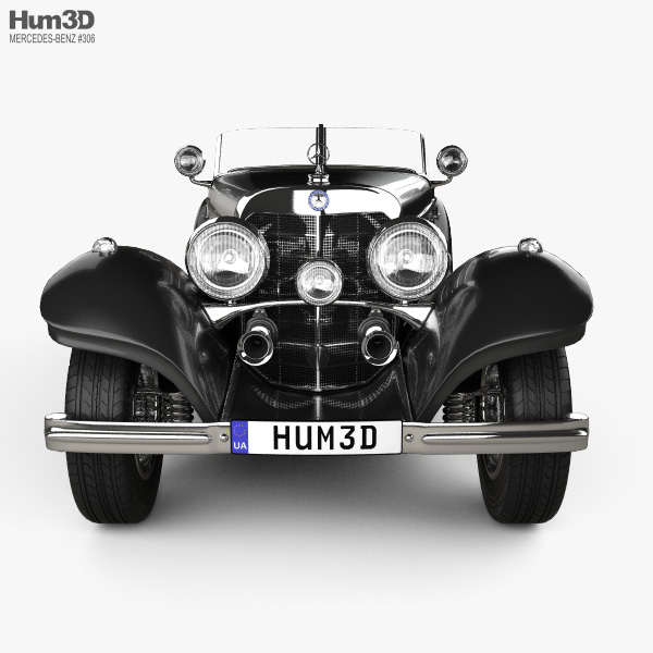 メルセデス・ベンツ 540K 1936 3Dモデル - ダウンロード Sports car