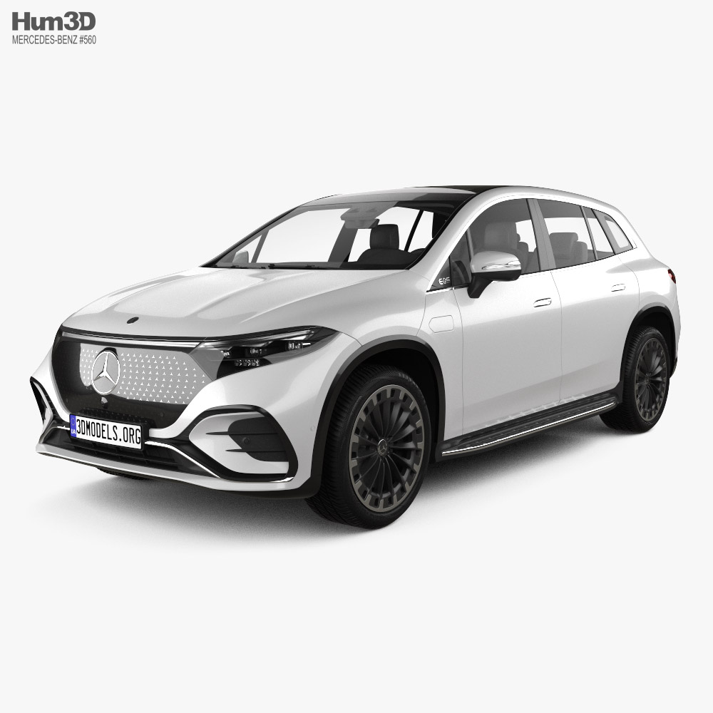 Mercedes-Benz EQS SUV AMG Line 2025 3D modeli - İndir Crossover