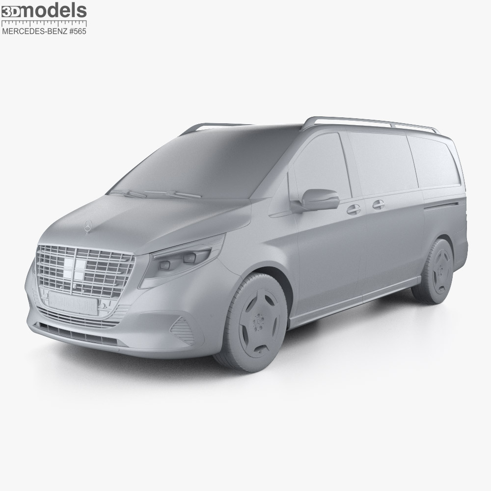メルセデス・ベンツ Vクラス エクスクルーシブライン 2025 3Dモデル