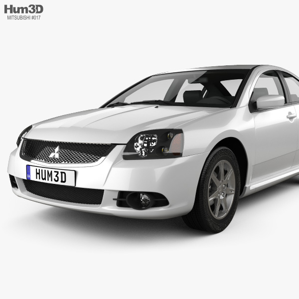 三菱 ギャラン IX 2012 3Dモデル - ダウンロード Sedan オン 3DModels.org