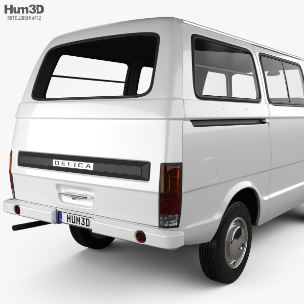 Mitsubishi Delica Coach 1974 Modelo 3D - Baixar Van no 3DModels.org